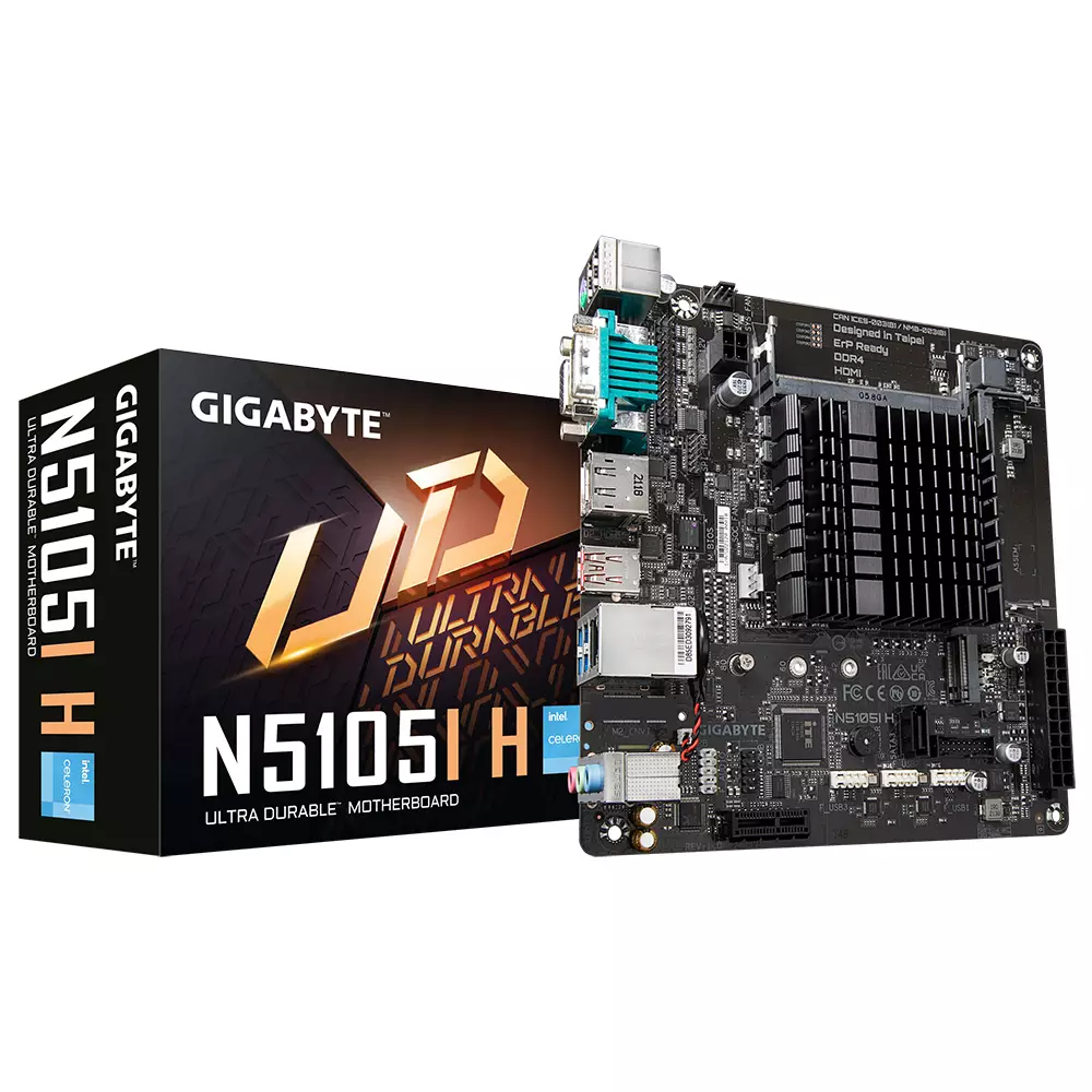 Tarjeta Madre Motherboard Gigabyte Mini ITX N5105I H Intel Celeron