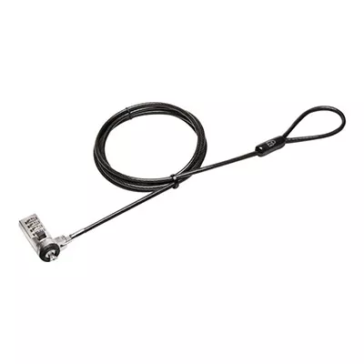 Candado De Combinacion Kensington Para Laptop Acero Galvanizado Negro