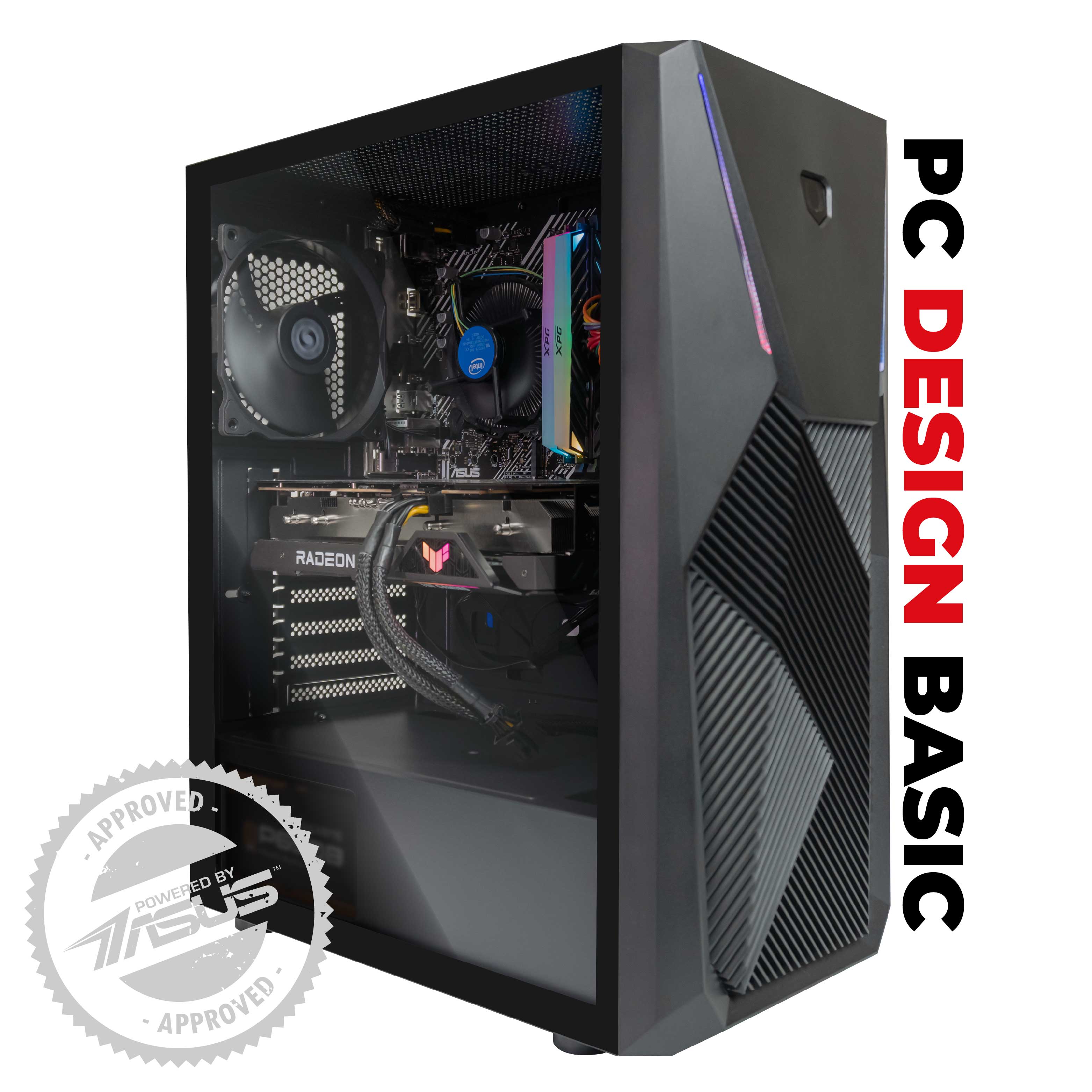 Computadora Pc Gamer Dise O Design Basic Pba Amd Rx Radeon Rx Xt