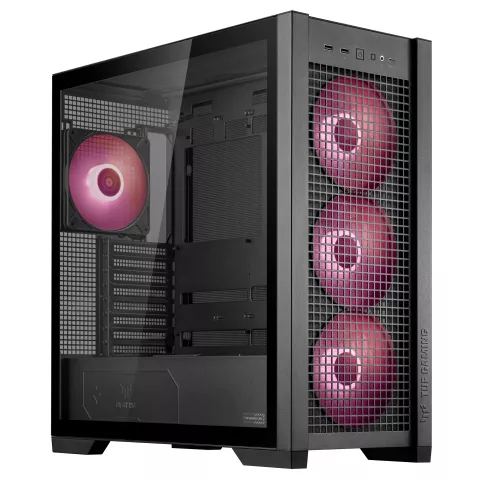 Gabinete Asus Tuf Gaming Gt Btf Argb Atx Mid Tower Ventiladores