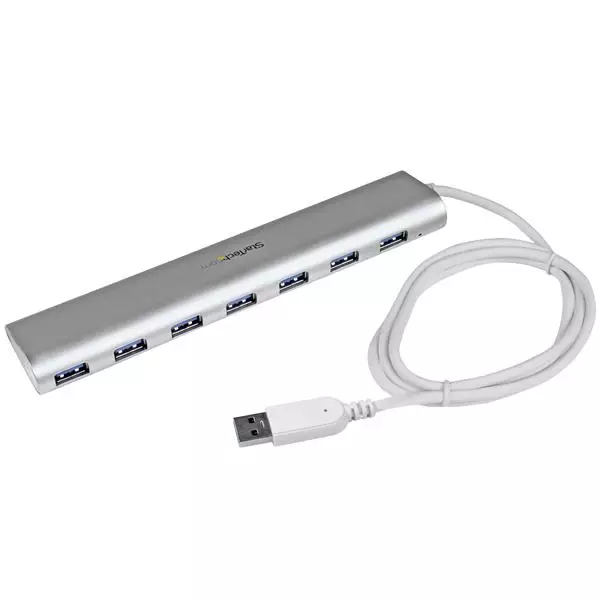 Hub 7 puertos USB 3.0 Hub adaptador de cable USB de alta velocidad