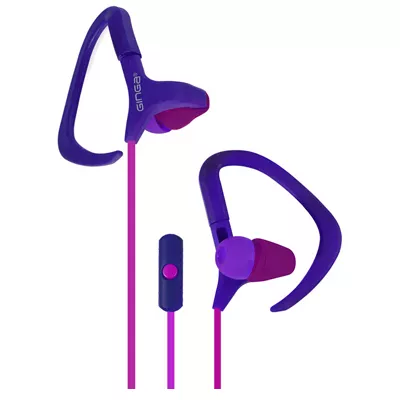 Audífonos con Micrófono Ginga Gi16Aud02Hf Alámbrico 3.5mm Rosa, Púrpura