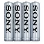 Batería Alcalina Sony Carbon AAA 1.5V 4 Pilas