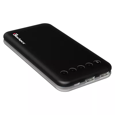 Batería Portátil, PowerBank Blackpcs 10000Ma 2X USB Negro