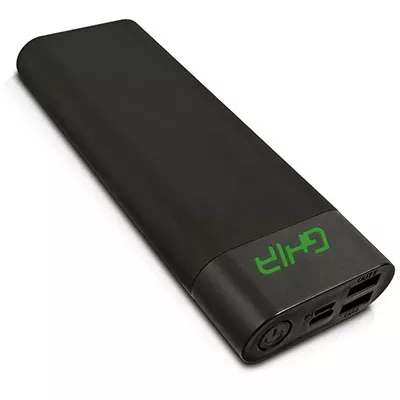 Batería Portátil Ghia 20100Mah 2X USB Negro