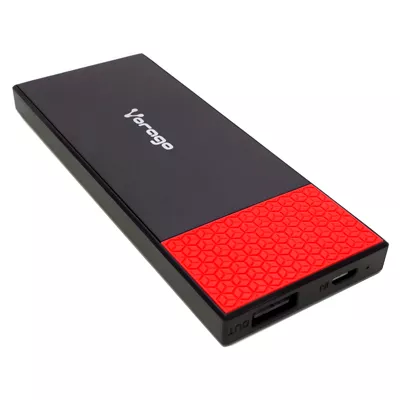 Batería Portátil, PowerBank Vorago Pb-200 3800Mah 1X USB Negro, Rojo
