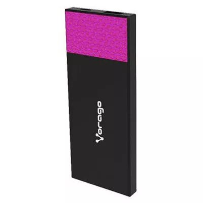 Batería Portátil Vorago Pb-200 3800Mah 1X USB Negro / Rosa