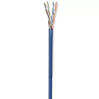 Bobina de Cable de Red Intellinet Cat5E 24 Pulgadas Awg 305M Pvc Azul
