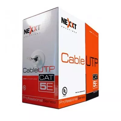Bobina de Cable de Red Nexxt Solutions 798302030015 Cat5E 305M Pvc Gris