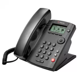 Teléfono con conexión por Cable 1líneas Color Negro Polycom Voz IP Vvx 101-1 Linea 