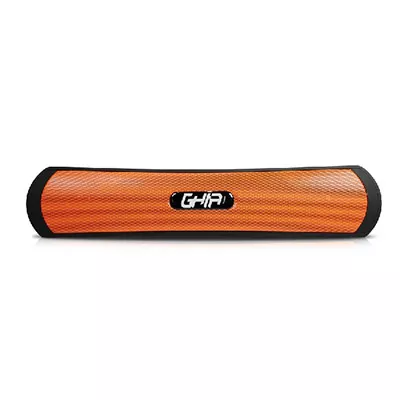 Bocina GHIA 3W Bluetooth / USB / Micro Sd Negro / Naranja