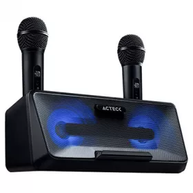Viaje Tender Contorno Bocina Acteck Karaoke 50W Recargable 3.5mm Bluetooth / USB / SD Micrófono -  Digitalife eShop