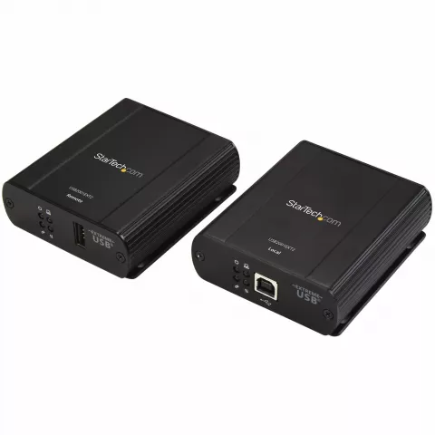 Extensor USB StarTech.com 2.0 de 1 Puerto por Cable Ethernet Cat5/6 Hasta 100 Metros