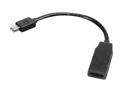 Adaptador de Video Lenovo Mini Displayport Macho HDMI Hembra Negro