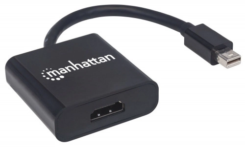 Adaptador de Video Manhattan Mini Displayport 1.2 Macho HDMI Hembra 4K 60Hz Negro