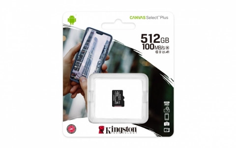 Tarjeta Microsd KINGSTON 64 Gb, 2 en 1, Clase 10, garantia 1 año