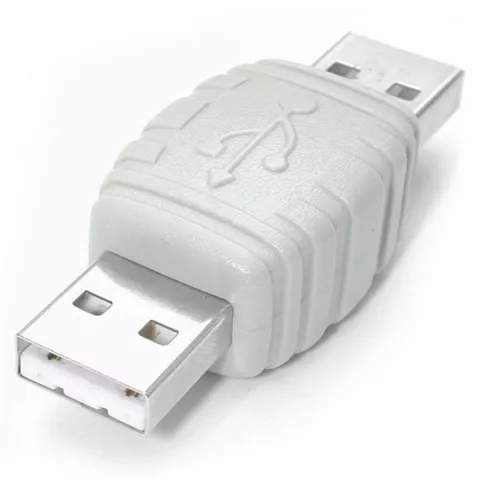 Adaptador de Datos StarTech.com USB a Macho USB a Macho Blanco