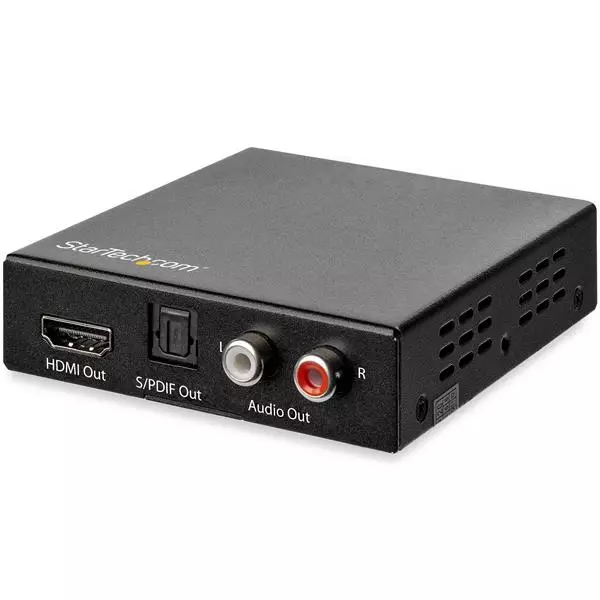 Video Splitter StarTech.com HDMI 2 Puertos HDMI RCA + Toslink Negro -  Digitalife eShop