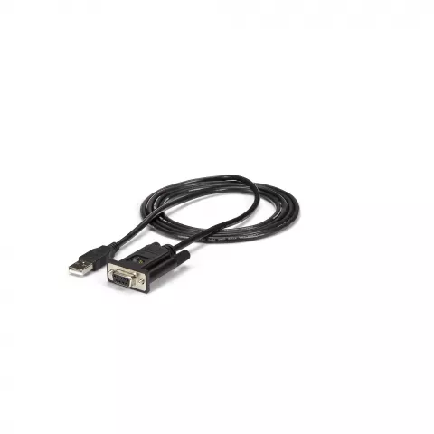 Cable de Datos StarTech.com DB9 Hembra a USB 2.0 Macho 1M Negro