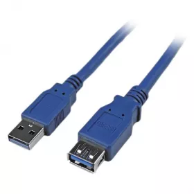 StarTech.com Cable adaptador de extensión USB 3.0 (5 Gbps) corto de 6  pulgadas (USB-A macho a USB-A hembra) - Cable de ahorro de puerto USB 3.2  Gen1 
