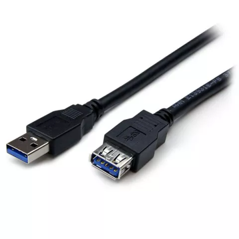 Cable de Datos StarTech.com Extension USB 3.0 Macho a USB 3.0 Hembra 1.80  Metros Negro - Digitalife eShop