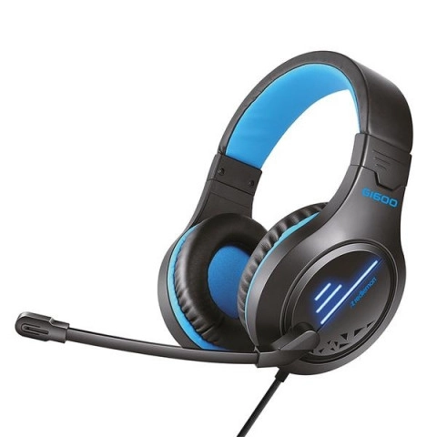 Audífonos G1600 para Xbox/Ps4/5 Redlemon Alámbrico 2.1M Negro/Azul - Digitalife eShop