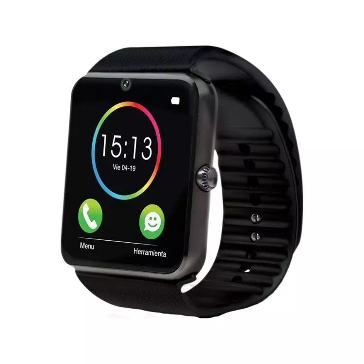Reloj Digital Smart Techzone Gisw01 Bluetooth 3.0 Android/Ios Negro/Plata - Digitalife eShop