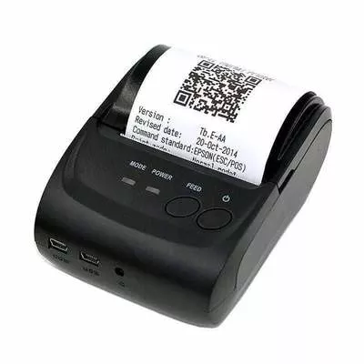 Mini Impresora Térmica Redlemon 77337 Color Negro Portátil Bluetooth  Inalámbrica Para Tickets Y Recibos De 58mm