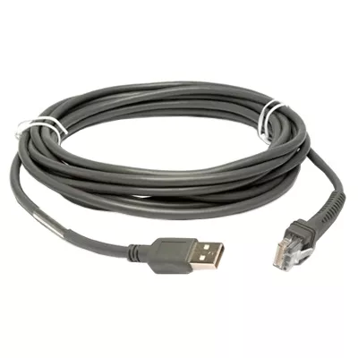 Cable de Datos Symbol USB Macho a Rj-45 Macho 4.57M Gris