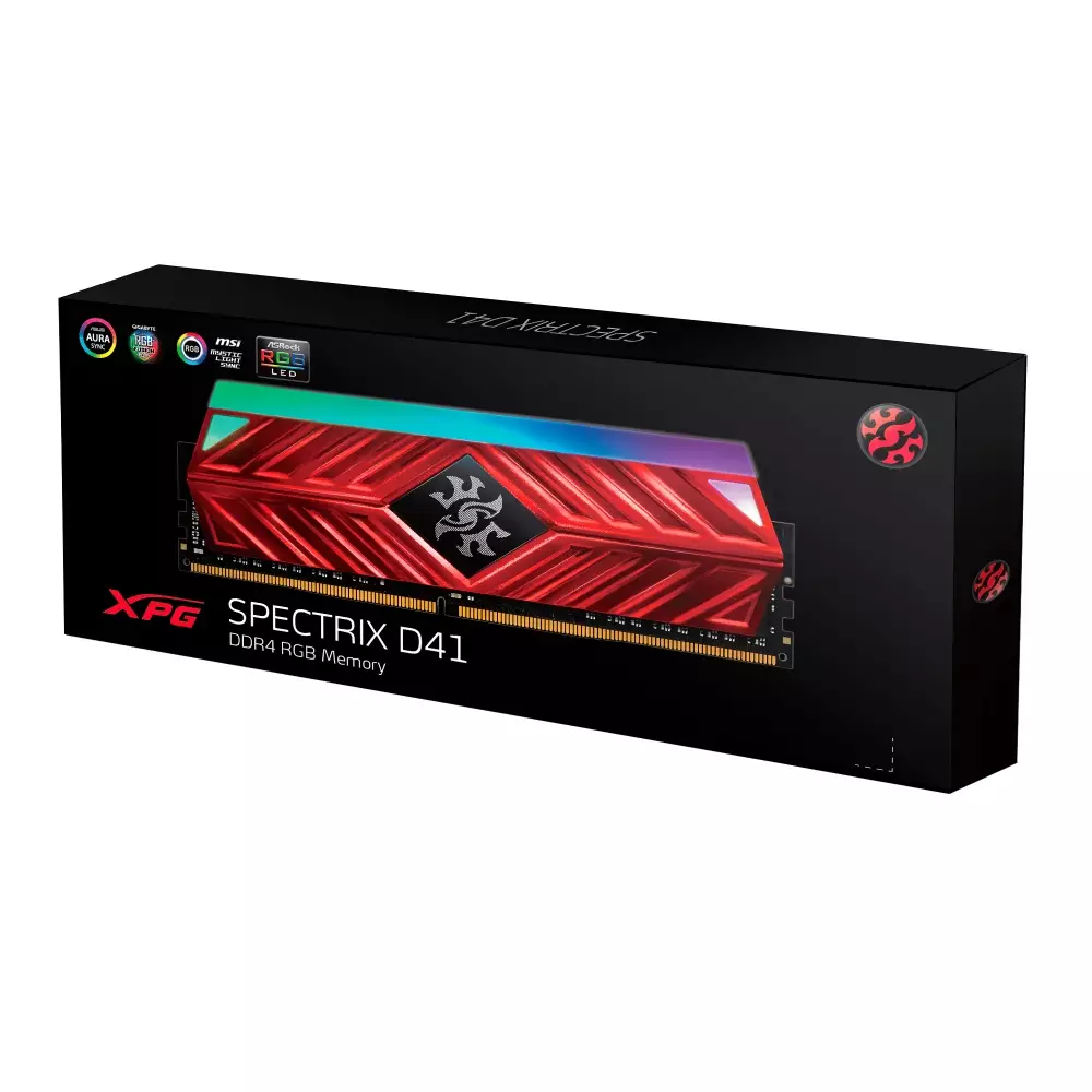 Derritiendo ambiente análisis Memoria Ram XPG Spectrix D41 Red DDR4 3200Mhz 8Gb Non-Ecc Cl16 Xmp -  Digitalife eShop