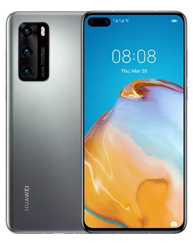 Celular Smartphone Huawei P40  Pulgadas 2340 x 1080 Pixeles 128Gb 8Gb  Ram 5G Android  Plata - Digitalife eShop