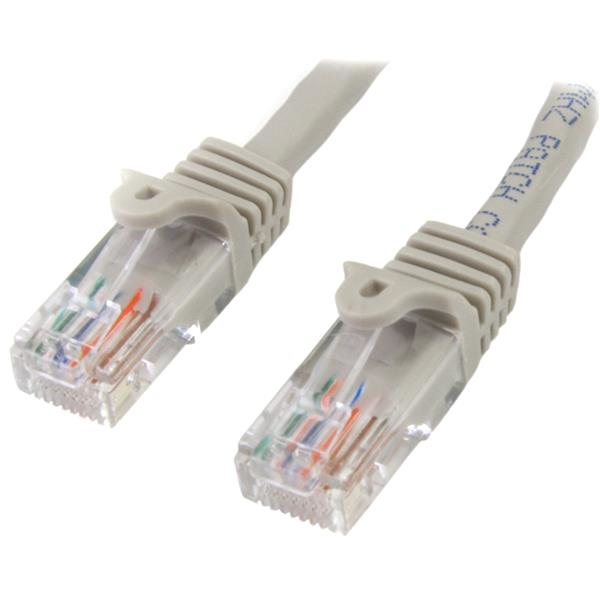 Cable de Red Cat6 UTP Stratech sin Enganches RJ-45 Macho - RJ-45 Macho 3  Metros Gris - Digitalife eShop