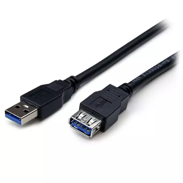 Delicioso canta Seguro Cable Extensor USB Startech Macho - USB Hembra 2M Negro - Digitalife eShop