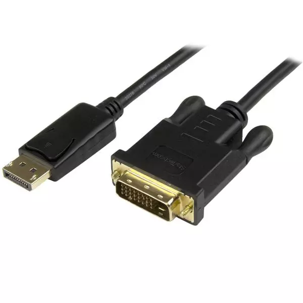  Cable DisplayPort a HDMI chapado en oro, puerto de pantalla  Avacon a adaptador HDMI macho a macho, negro, 1 paquete 6 patas :  Electrónica