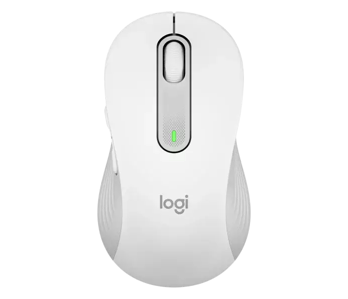 Mouse Óptico Logitech M650 Grande Inalámbrico Bluetooth USB Blanco