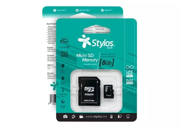 Adaptador de tarjeta micro SD a SD Negro