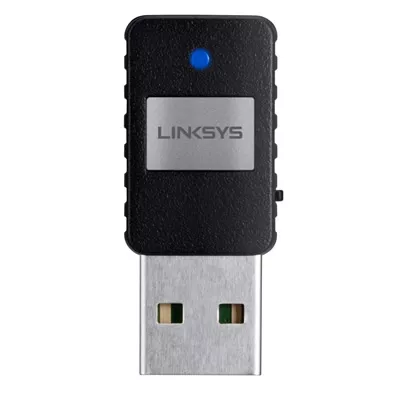 Mini Adaptador de Red Linksys USB AE6000 Inalámbrico 2.4/5GHz Negro
