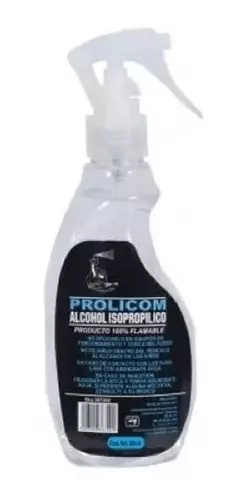 Alcohol Isopropilico Prolicom para Limpieza de PC´s y Electrónica 250ml -  Digitalife eShop