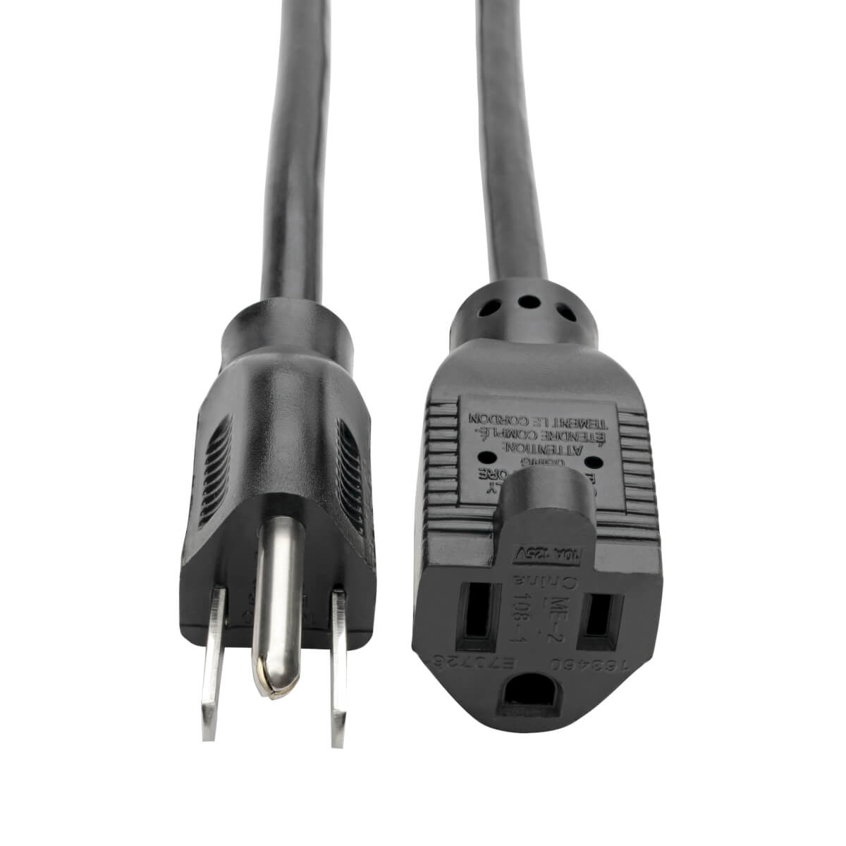 Tripp Lite Regleta de alimentación de 7 salidas NEMA 5-15R AC 25' Cable  5-15P Carcasa negra (PS725B)