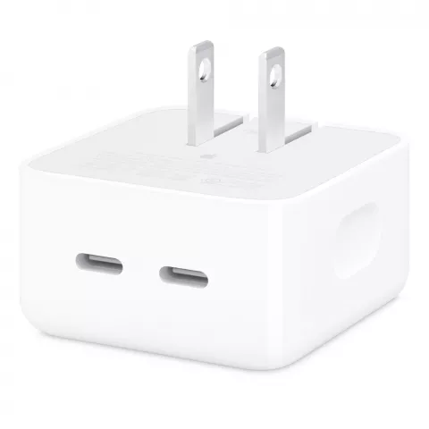 Adaptador/Cargador de Corriente Apple Dual USB-C 35 Watts para MacBook  Air/iPhone/iPad/Apple Watch/AirPods Blanco - Digitalife eShop