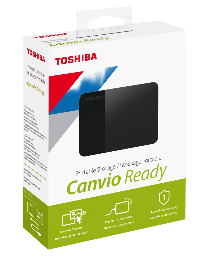 Duro Externo Toshiba Canvio 2.5 Pulgadas 2TB USB 3.0 Negro Mac - Digitalife eShop