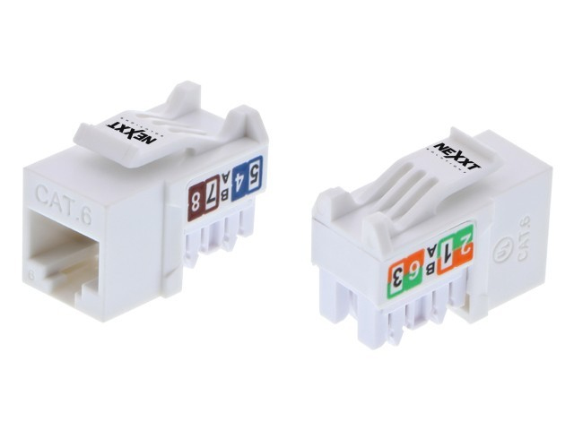 Modulo RJ45 CAT 6 NEXXT UTP Blanco