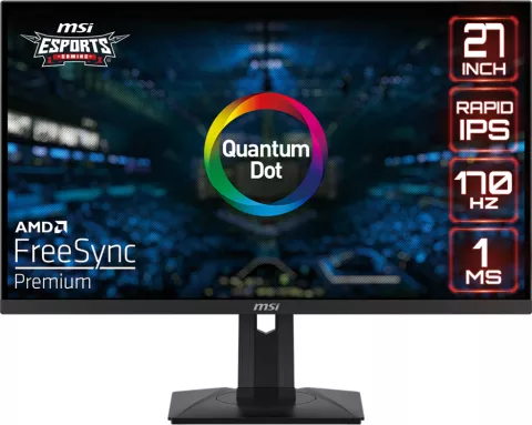 Monitor Gamer MSI G274QPF-QD IPS 27 Pulgadas Quad HD 2560 x 1440 Pixeles  FreeSync 170Hz 1 ms HDMI Negro - Digitalife eShop