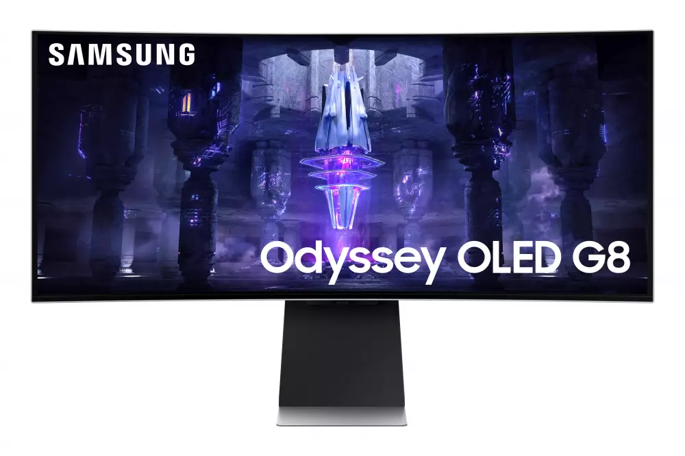 Monitor Curvo Samsung Odyssey G8 34 Pulgadas UltraWide Quad HD 3440 x 1440  Pixeles OLED 175Hz Plata - Digitalife eShop