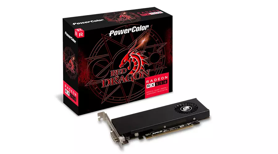 Tarjeta de Video AMD PowerColor Red Dragon RX 550 4GB GDDR5 GDDR5 GDDR5 EAN 4713436173960UPC  - AMD