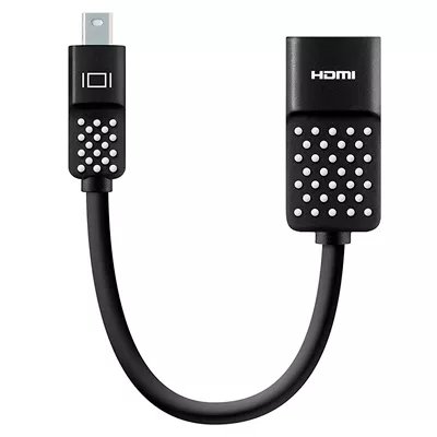 Adaptador de Video Belkin Mini Displayport Macho HDMI Hembra Negro