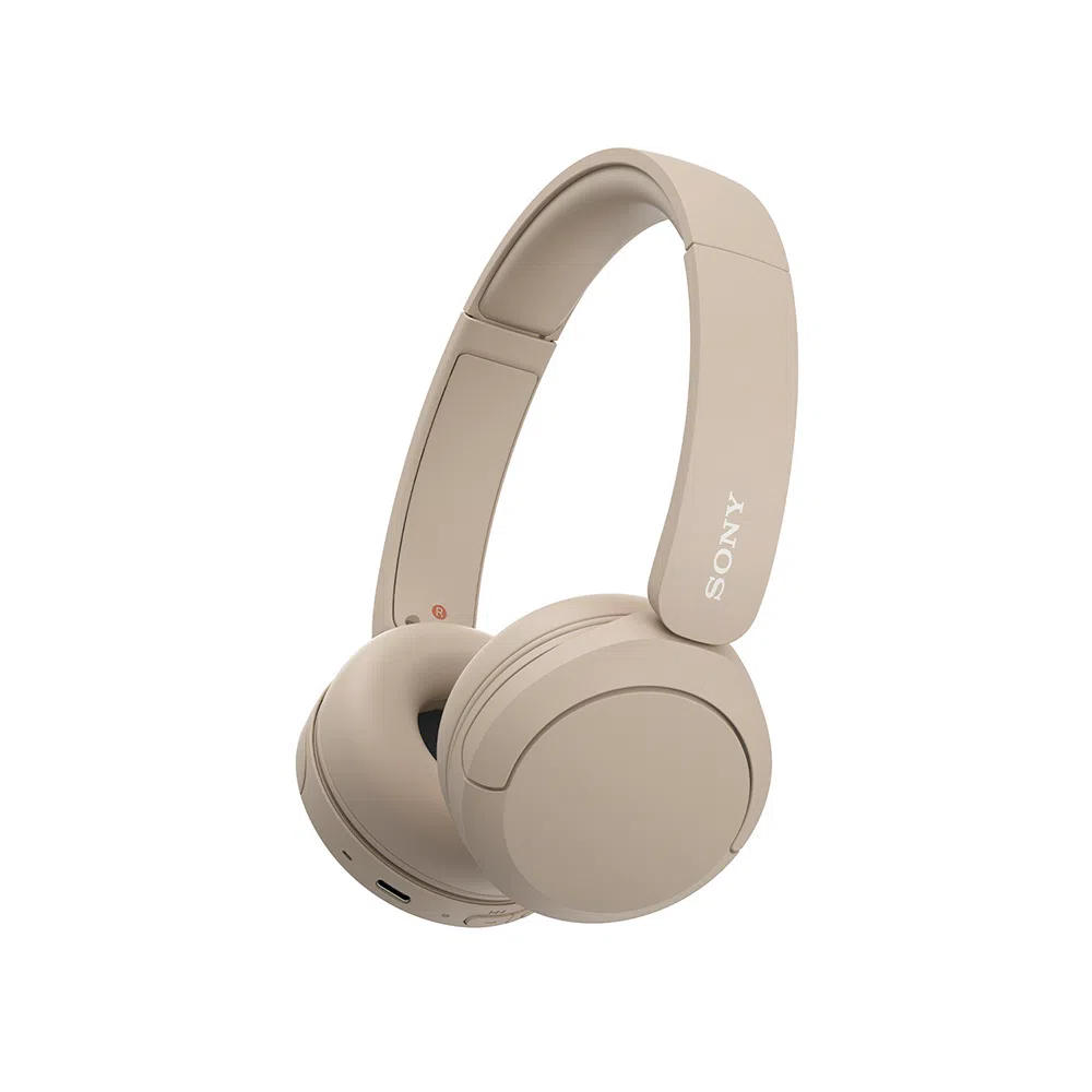 Diadema Sony WH-CH520 Inalámbrico USB-C Bluetooth Beige - Digitalife eShop