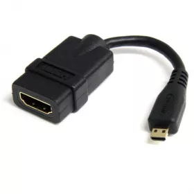 Cable Adaptador HDMI Hembra – mini HDMI Macho, 12cm – Sedelec