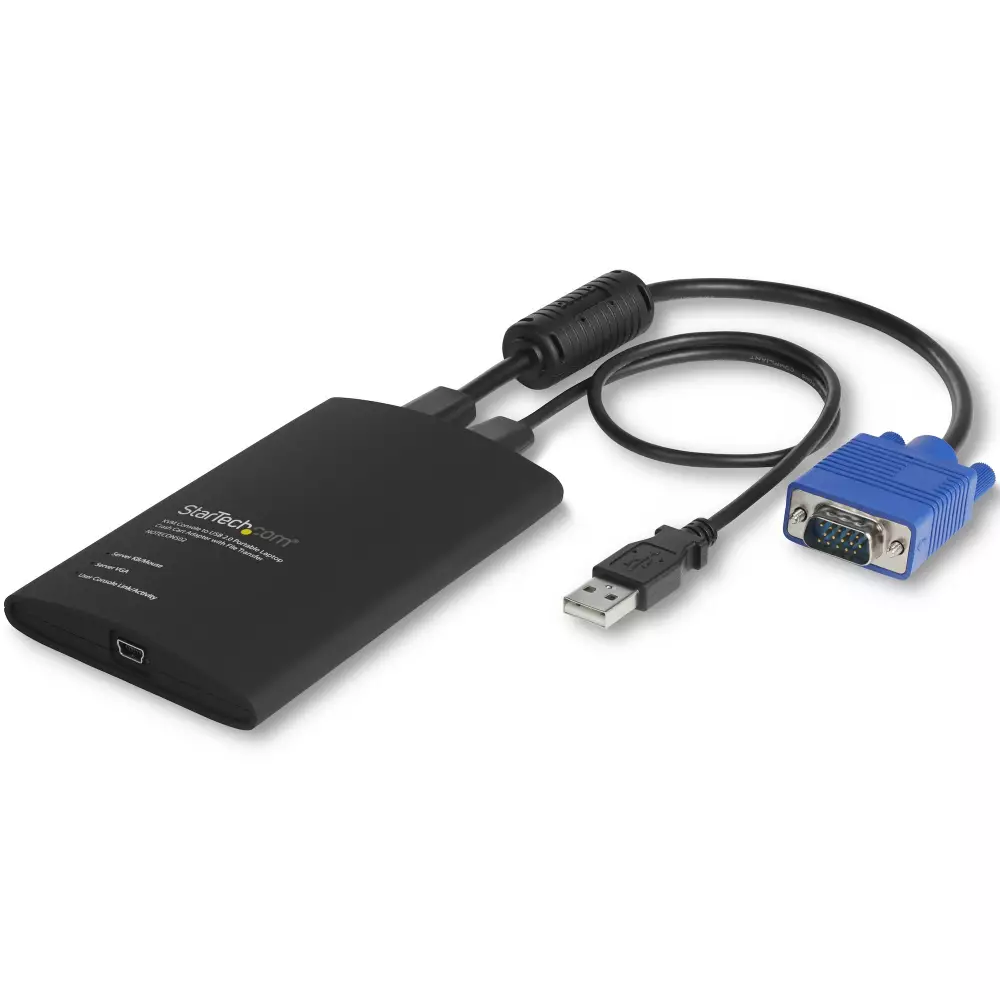 Switch StarTech.com Kvm Notecons02 USB 2.0 VGA 1 Puerto