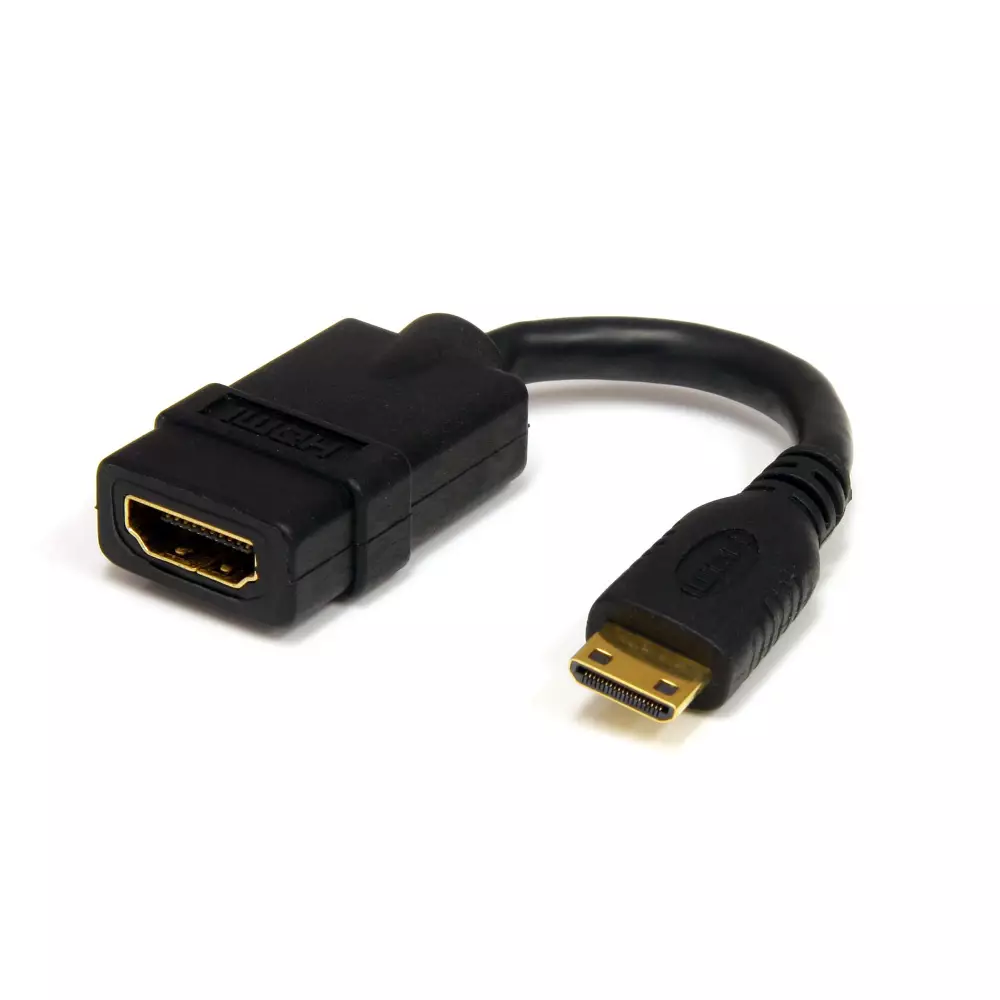 Conector Mini HDMI Hembra, HDMI Macho a Mini HDMI Hembra Adaptador (HDMI  Macho a Mini HDMI Hembra)